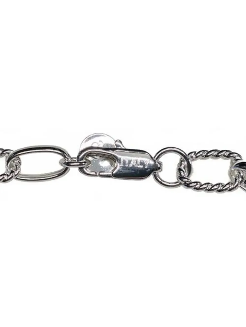 New 925 Sterling Silver Paperclip Chain Bracelet 8.25